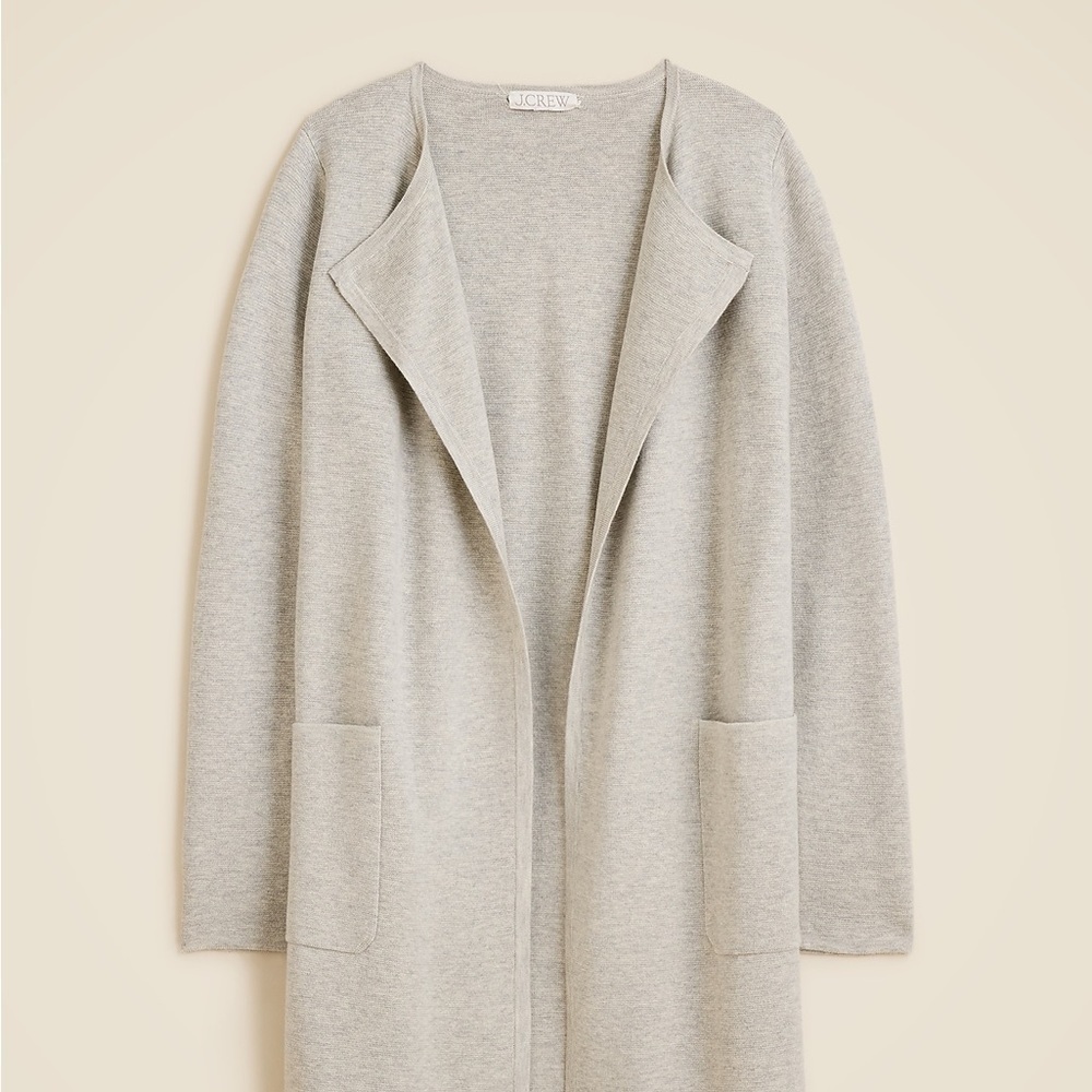 J. Crew Juliette Collarless Cardigan XS